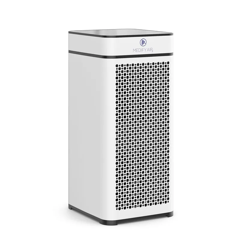 Medify MA-40 Air Purifier with True HEPA H13 Filter 1,793 ft² Coverage in 1hr for Smoke, Wildfires, Odors, Pollen, Pets Quiet 99.9% Removal to 0.1 Microns White, 1-Pack