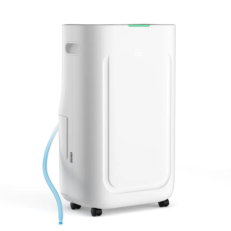 2025Upgraded 5000 Sq.Ft 80 Pint Dehumidifier for Basements with Large 6.5L Water Tank,24H Timer,Child Lock,Defrost,Silent,mold,4 Modes Operation Auto Shut-off