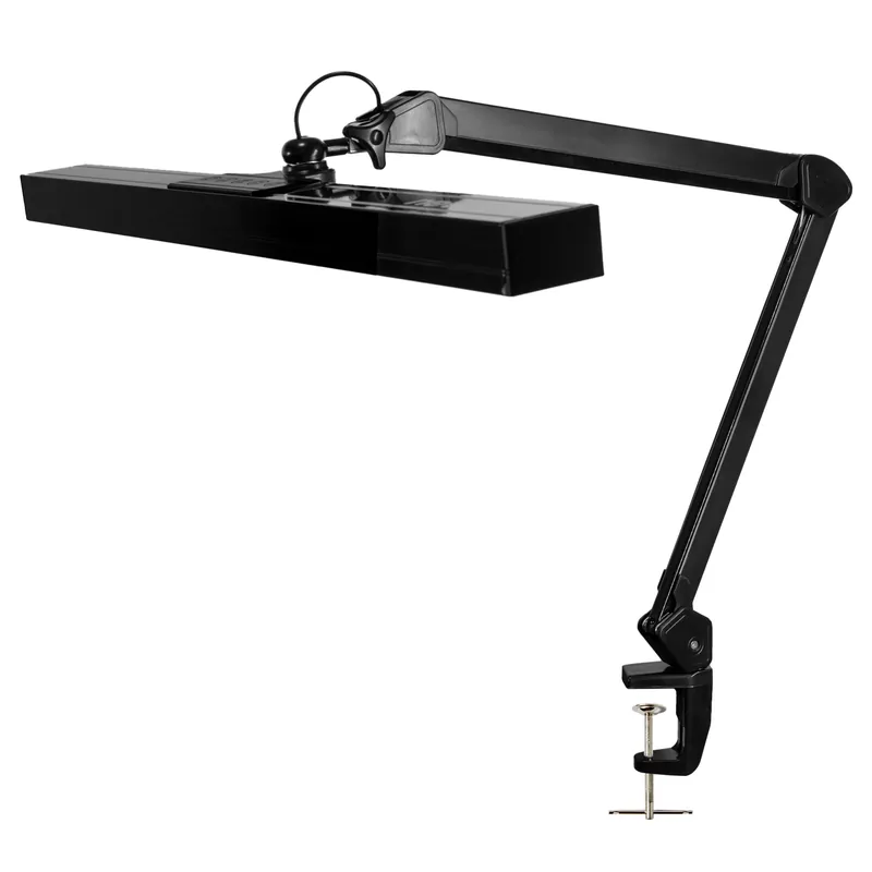 Neatfi 3,000 Lumens Ultra LED Desk Lamp with Clamp, 30W Dimmable Monitor Light, 5 Brightness Levels & 5 Light Modes (Black, 28 Inches with Metal Arm)
