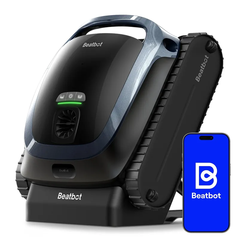 (2025 Upgrade) Beatbot AquaSense 2 Cordless Robotic Pool Vacuum Cleaner, Smart Surface Parking, Double-Pass Waterline Scrubbing, Cleans Floor, Walls and Waterline