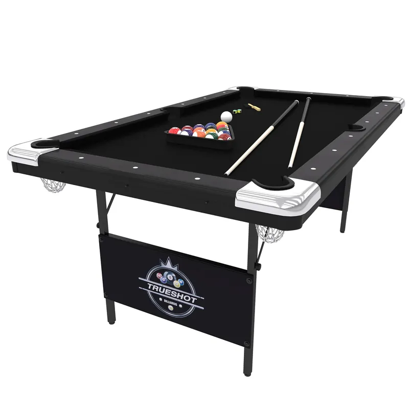 Fat Cat Trueshot 6 Ft. Pool Table Folding Legs for Storage 64-6035 Model