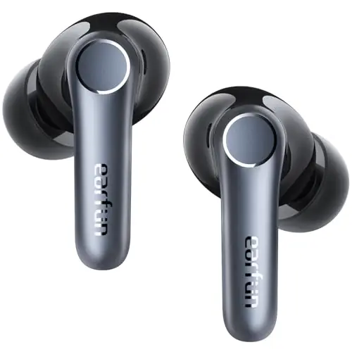 EarFun Air Pro 4 Adaptive Hybrid Noise Canceling Wireless Earbuds, Qualcomm Snapdragon Sound