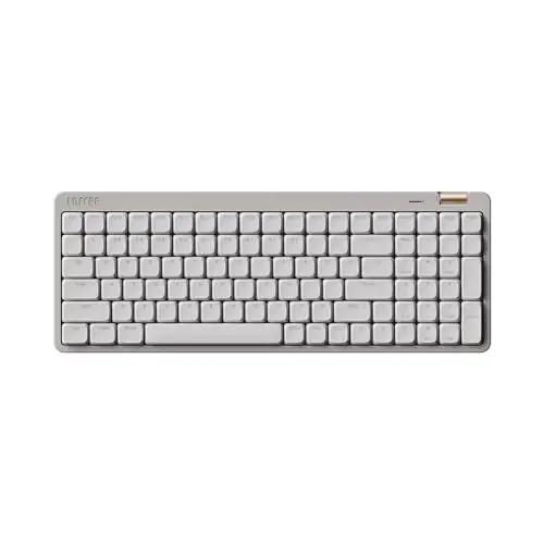 Flow Lite 100 Keys Low Profile Mechanical Keyboard, Swappable Rechargeable Wireless Keyboard with 2.4G Receiver