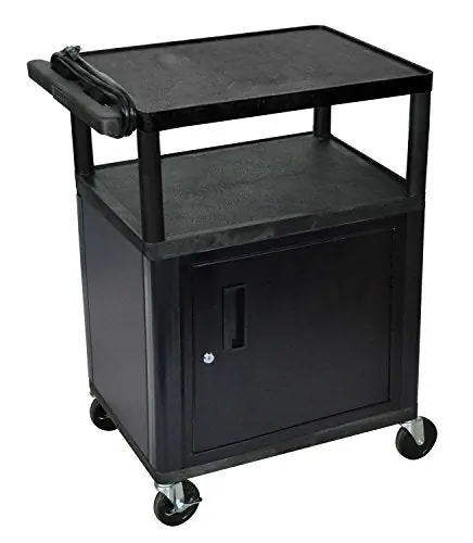 H AV Cart - 3 Shelves Cabinet Electric Visit the Luxor Store