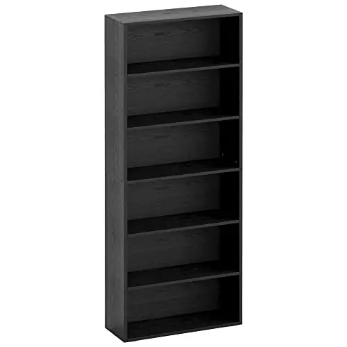 Bookshelves and Bookcases Floor Standing 6 Tiers Display Storage Shelves 70 in Tall Bookcase