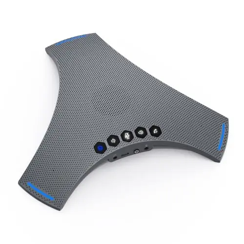 Conference Speaker and Microphone - Bluetooth Speakerphone with Daisy Chain, AI Noise Cancellation, Voice Enhancement, Support Wireless Dongle