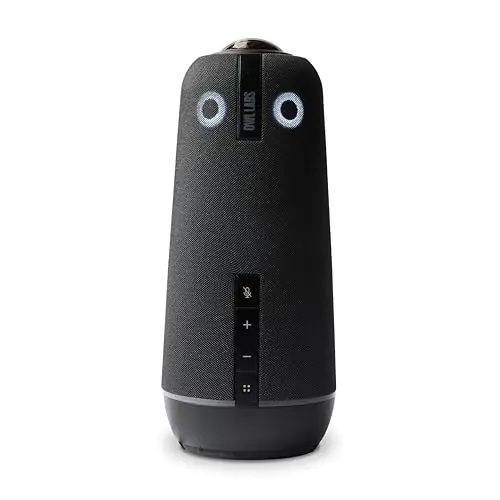 Meeting Owl 4+ 360-Degree, 4K Smart Video Conference Camera, Microphone, and Speaker (Automatic Focus, Zooming