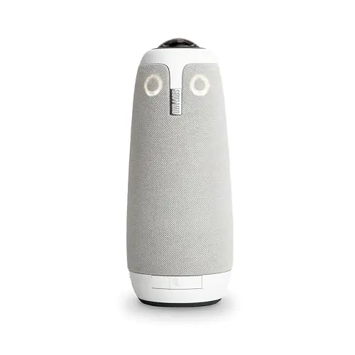 Owl Labs Meeting Owl 3 - 360° 1080p HD Conference Room Camera, AI-Driven Speaker-Tracking, 18-Foot Mic Pickup - Certified for Microsoft Teams