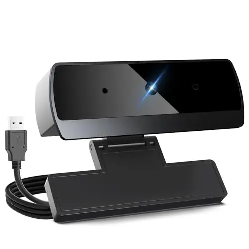 1080p Webcam for PC Laptop Desktop Computer, USB Webcam with Microphone, Streaming Camera, Plug & Play