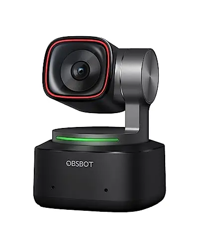 2 Webcam 4K Voice Control PTZ, AI Tracking Multi-Mode & Auto Focus, Web Camera with 1/1.5" Sensor, Gesture Control