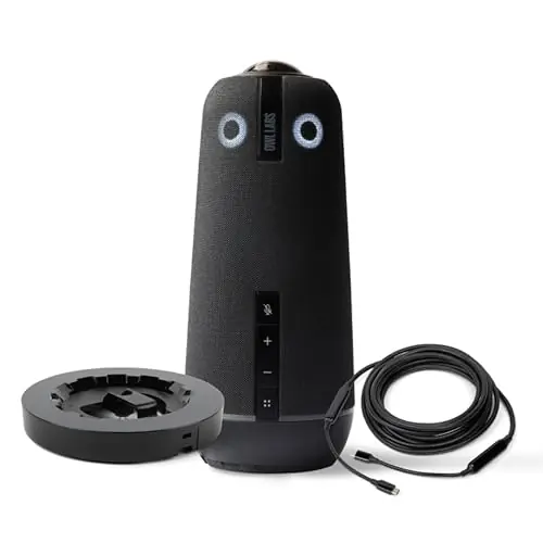 Owl Labs Meeting 4+ Premium Pack - 360 Degree, 4K Smart Video Conference Camera, Microphone, and Speaker