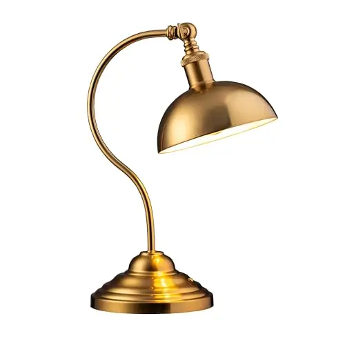 O‘Bright Bankers - Cordless LED Table Lamp, Battery-Operated, Rechargeable, 3-Level Dimming, Universal USB-C Charging