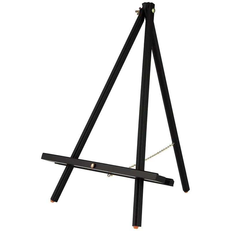 Creative Mark Thrifty Table Top & Display Easels - Perfect for Working On Table Or Desk & Displaying Artwork! - Black - 12 Pack