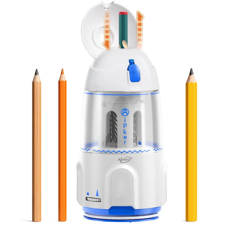 Electric Pencil Sharpener for Classroom & Home Heavy Duty Automatic Sharpener for Colored Pencils & Jumbo Pencils (7mm-12mm)