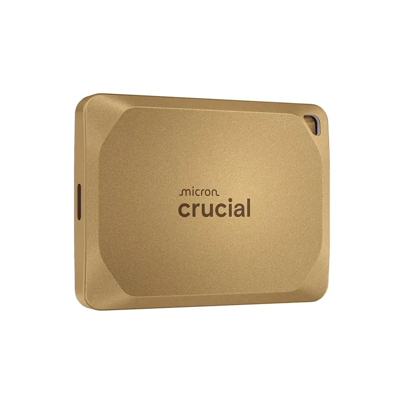 X10 Pro 2TB Portable SSD, Up to 2,100MB/s Read, 2000MB/s Write, USB 3.2 USB-C, External Solid State Drive, Durable Storage, Gold