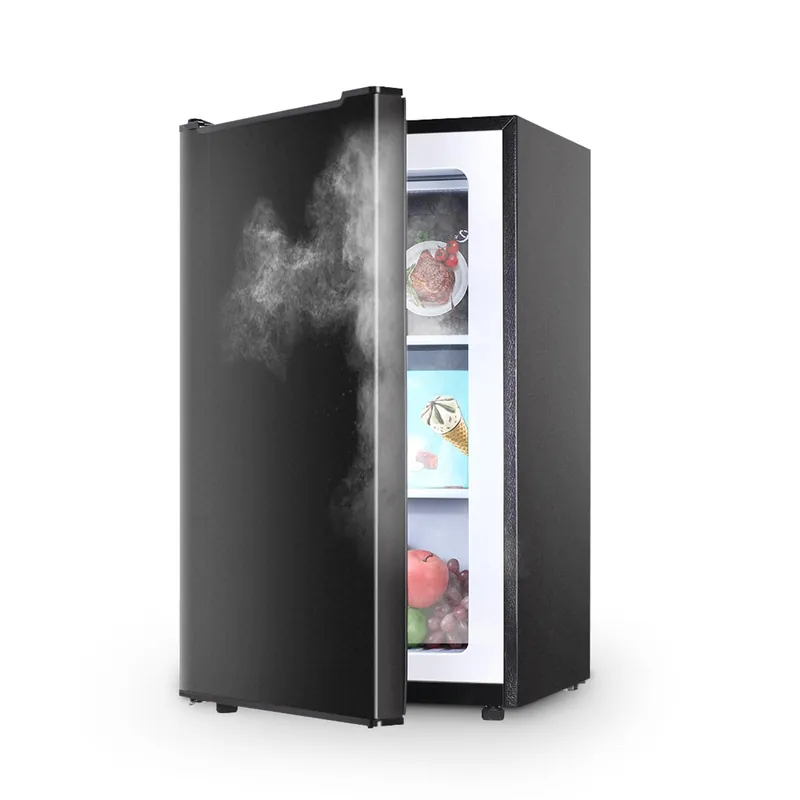 Black Upright freezer 3.5 Cu.ft, Compact Mini Freezer with Stainless Steel Reversible Door, 3 Adjustable Thermostat(23°F to -13°F)