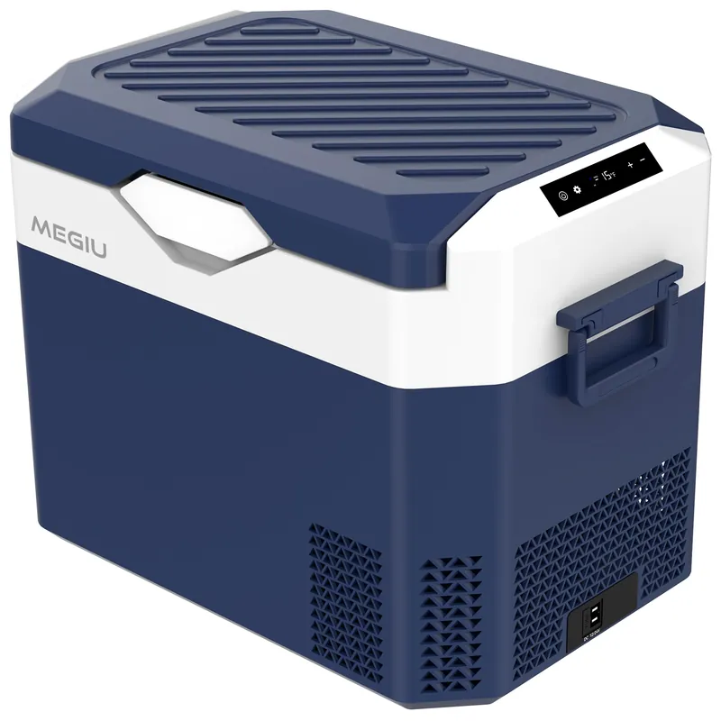 Car Refrigerator Portable 12V Fridge 32 Quart 12 Volt Freezer Compressor Cooler 12V/24V DC 110～240 V AC for Truck Van RV Camper SUV and Home Use