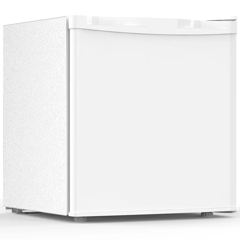 Electactic 1.7 Cu.ft Mini Fridge with Freezer, Compact Refrigerator, Single Reversible Door, Ultra Quiet, White