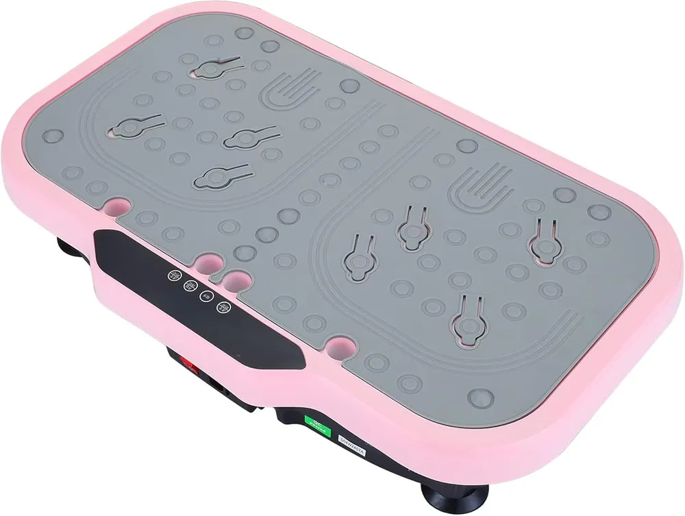 Vibration Plate Fitness Platform, Whole Body Exercise Machine for Lymphatic Drainage, Shaking Workout Board with 120 Speed Levels