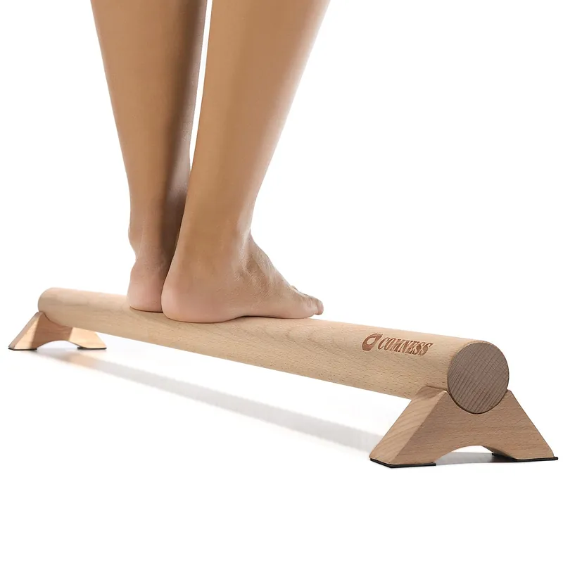 Versatile 40 Inch Beech Wood Balance Beam for Home Use - Enhance Balance, Ankle Foot Strength, Flexibility for All Ages, Physical Therapy Purposes