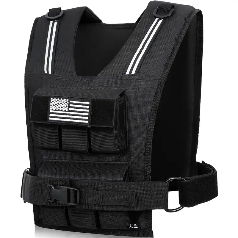 BAGAIL Weighted Vest Men, 20lb/30lb/40lb Adjustable Weight Vest for Woman with Removable Iron Weights - 30 lbs