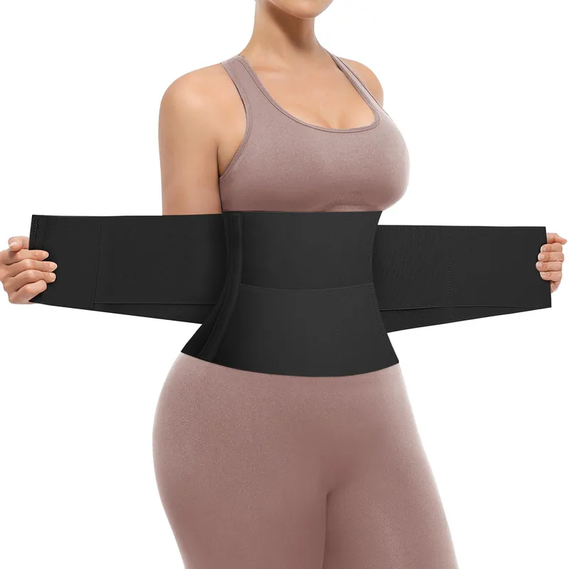 SHAPELLX Waist Trainer for Women Belly Fat Underbust Waist Cincher Corset Black Hourglass Body Shaper Sport Girdle Faja
