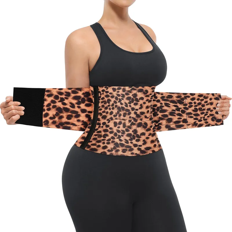 SHAPELLX Waist Trainer for Women Working Out Velcro Waist Cincher Corset Compression Shapewear Colombian Shaping Girdles