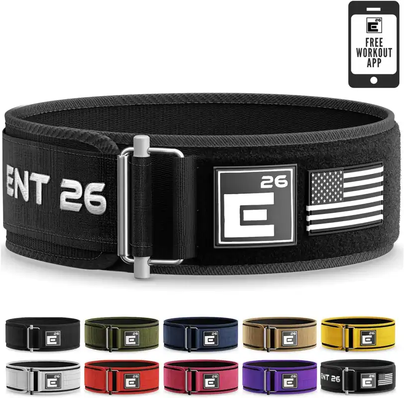 Self-Locking Weight Lifting Belt,Premium Weightlifting Belt for Serious Functional Fitness, Power Lifting,Training Belts for Men and Women (Extra Small, Black Custom Patch)