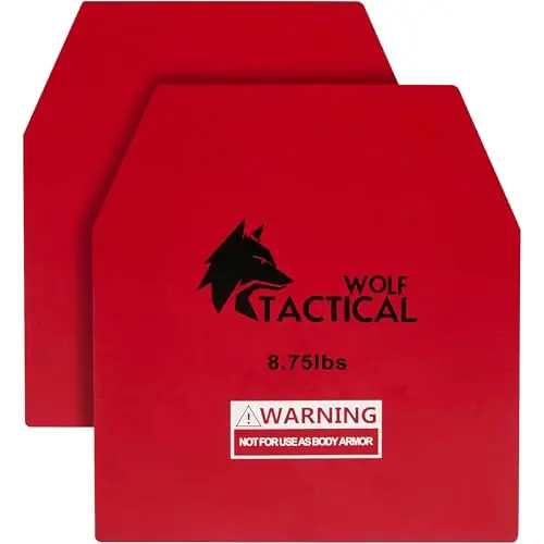 WOLF TACTICAL Weight Vest Plates – 5.75/8.75/14.5/19.75LB Pairs – Weighted Plates for Vest – Strength Training, Running, Walking, Workouts, Men & Women