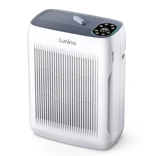 Air Purifiers for Home Large Room up to 3000 Ft², LUNINO Air Purifier with Auto & Pet Mode, 4 Fan Speeds, Aromatherapy, H13 HEPA Washable Filter
