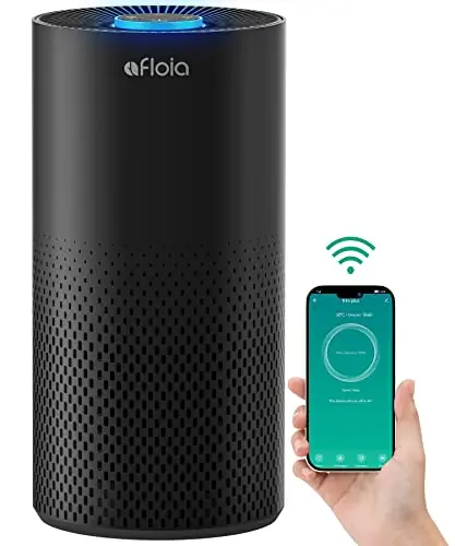 Afloia Air Purifiers for Bedroom Home Large Room, 2.4GHz Wi-Fi Smart 3 in 1 Filter Air Purifiers for Pets Allergy Odor Smoke Dust Mold Pollen