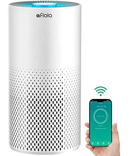 Afloia Air Purifiers for Home Bedroom Large Room Up to 1076 Ft², Smart WiFi Works with Alexa, 3-Stage Filter Cleaner Odor Eliminator, 22dB, Kiloplus