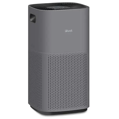LEVOIT Air Purifiers for Home Large Room Up to 2933 Ftยฒ With HEPA Sleep Mode, AHAM VERIFIDE, Smart WIFI, PM2.5 Monitor, 3-in-1 Filter For Smoke, Grey