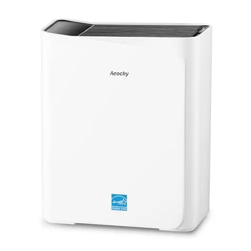 2300 ft² Air Purifiers with 240 CADR in Turbo Mode, AEOCKY Proprietary YearChange Filter, with Multi-Effect Filter, Washable Pre-Filter, Scent Capsule, Air Quality Monitor