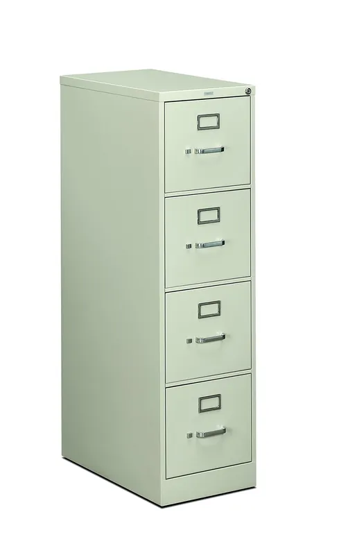 4-Drawer Letter File - Full-Suspension Filing Cabinet with Lock,