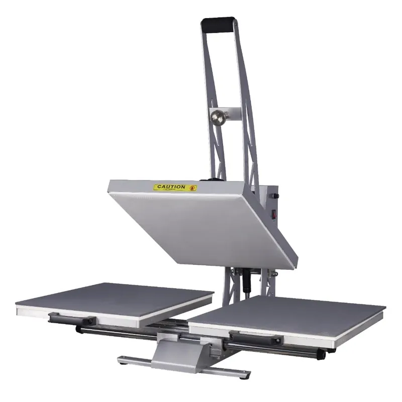 Platen Heat Press Machine with Auto Open or Clamp 110V 2000W Professional Auto Shut-Off Transfer Press Full Digital