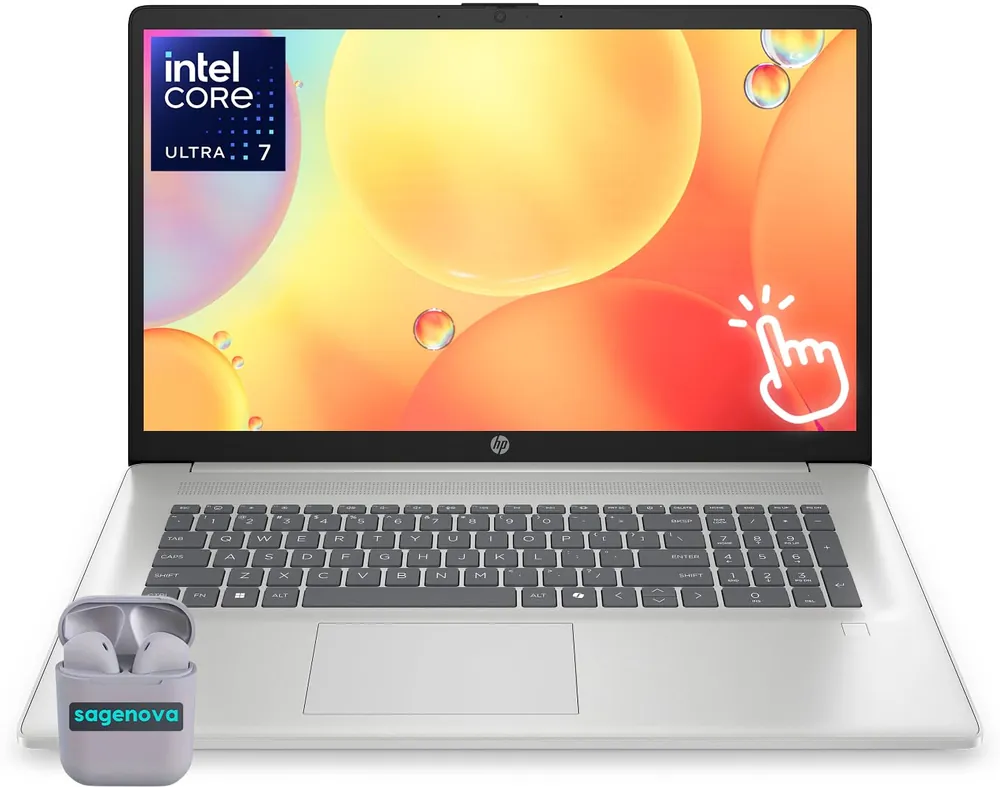 Touchscreen Laptop Computer, 64GB RAM 2TB SSD, Intel Core Ultra 7 255U Processor, HD+ 1600 x 900 Display, Backlit Keyboard, Windows 11