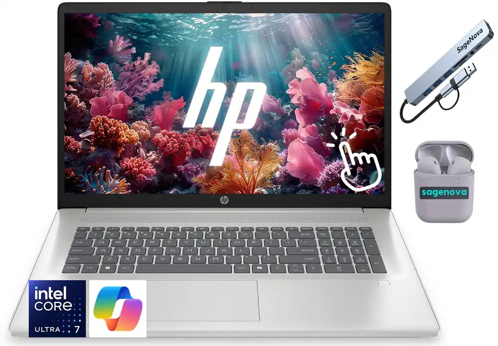 Touchscreen Laptop, Intel Core Ultra 7 255U AI Processor, 16GB DDR5 RAM