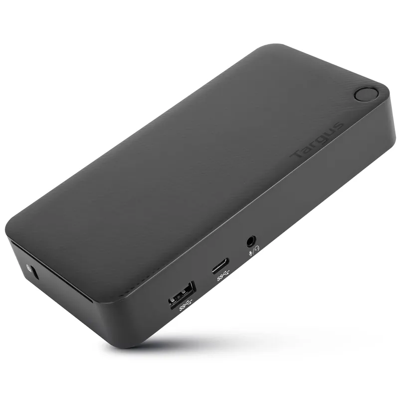 Targus USB C Docking Station Universal DV4K, USB C Laptop Docking Station Dual Monitor 2 HDMI, 65W Power Delivery