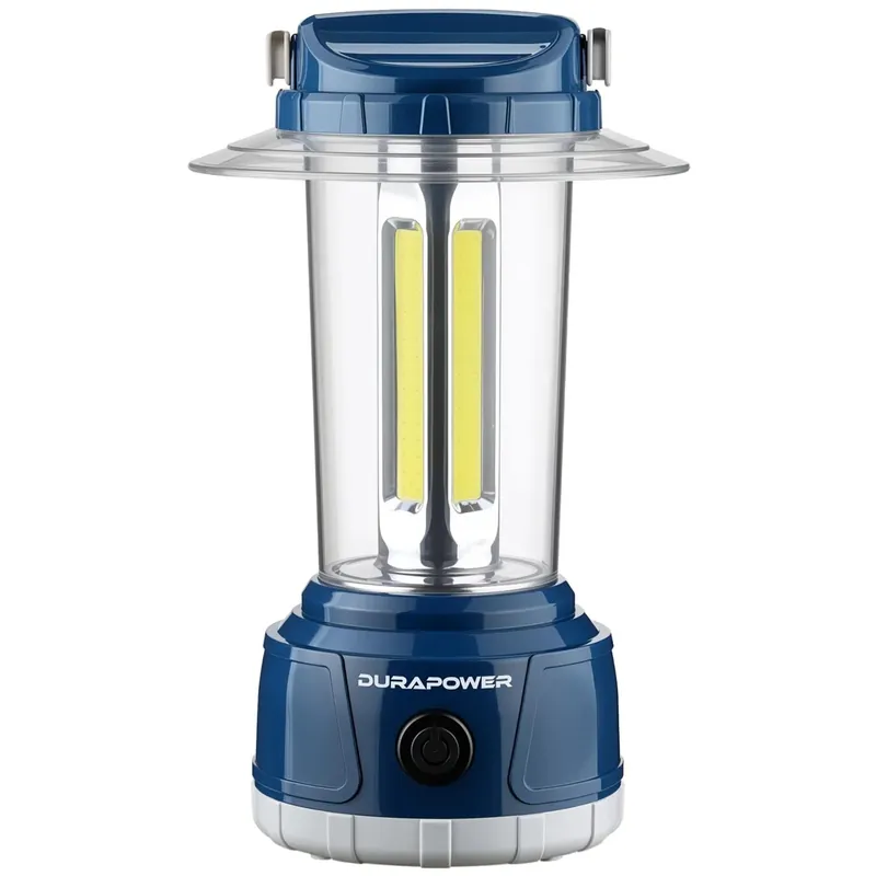 Durapower LED Camping Lantern Rechargeable, Bright 2000 Lumen, 5 Modes, 4000 mAh Power Bank, IP44 Waterproof Lantern for Hurricane, Emergency, Power Outages, Home