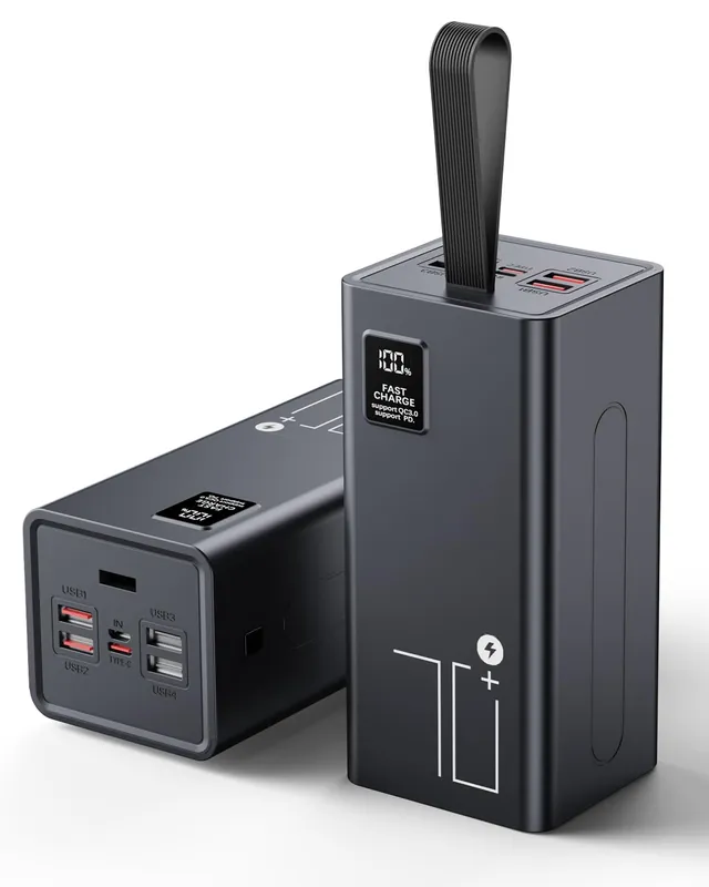 Portable Charger 70000mAh Power Bank Fast Charging, External Battery Pack High Capacity, 30W USB C Battery Bank PD&QC 3.0,5 Output 2 Input, LED Display Powerbank for iphone Tablet Camping Travel