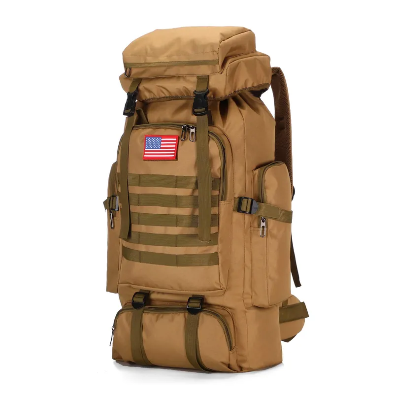 King‘sGuard 70L Camping Hiking Backpack Tactical Backpack Military Molle Rucksack Backpack for Outdoor