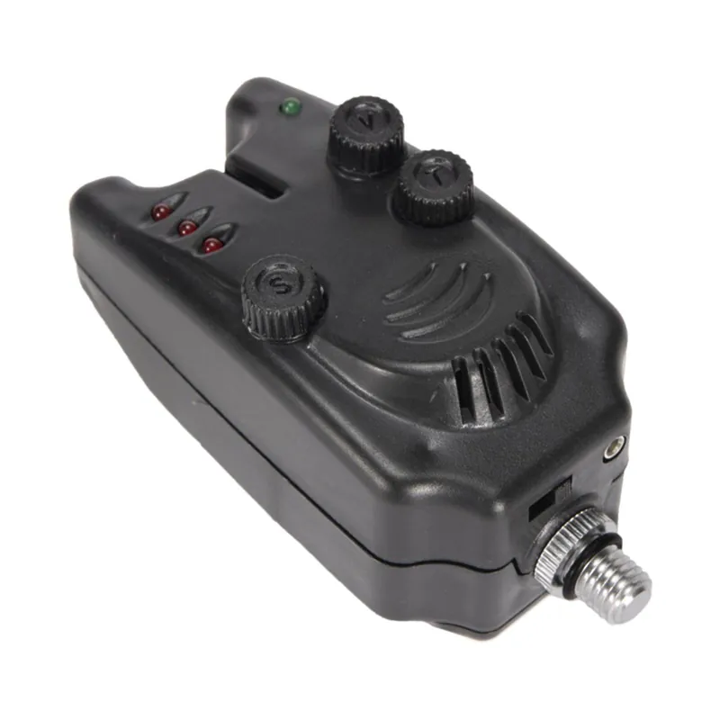 Luzhengyang Adjustable Sound Fishing Bite Alarm for Carp Illuminated Swingers, Sensitive Control for Night Fishing Gear Pole Rod Fishermen Tackle Equipment, LED Indicator LG - Missing
