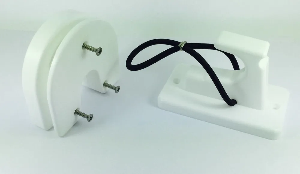 Deep Blue Gaff Mounting Bracket for 3-Inch Gaff,White