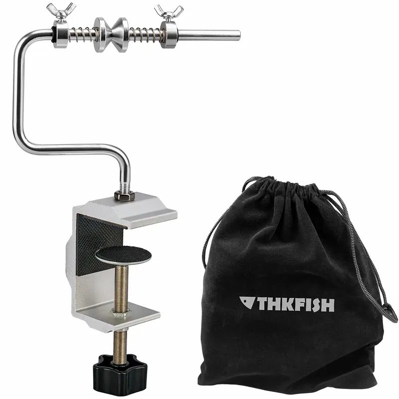 THKFISH Fishing Line Spooler - Adjustable, Stable, Portable with Clamp - A-Long Style