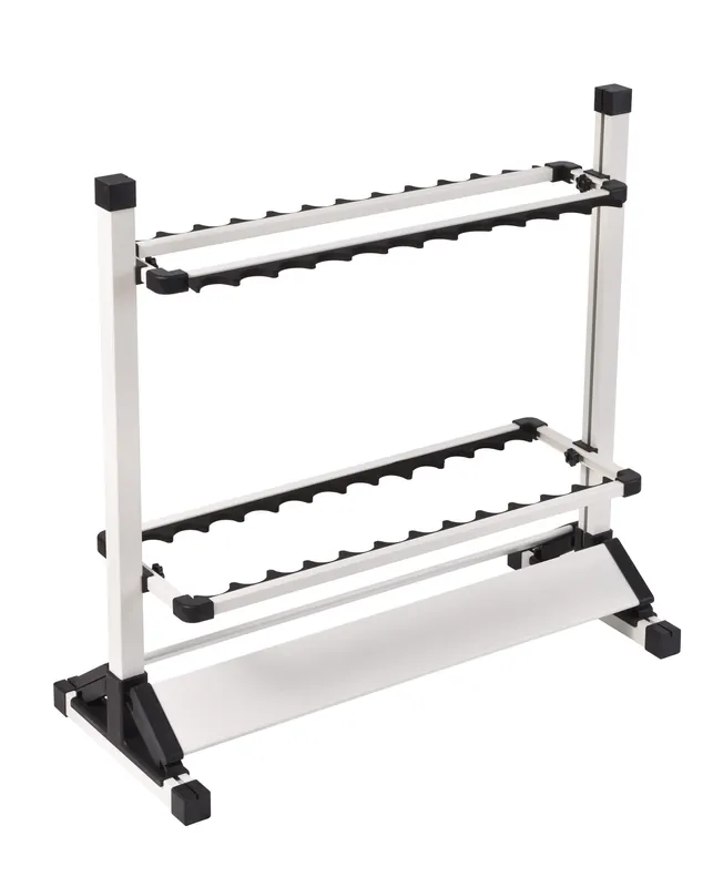 JOYWAVE Fishing Rod Holders,Aluminium Fishing Pole Holders,Portable Fishing Rod Rack,Holds Up to 24 Rods,Fishing Pole Vertical Ground Display Rack