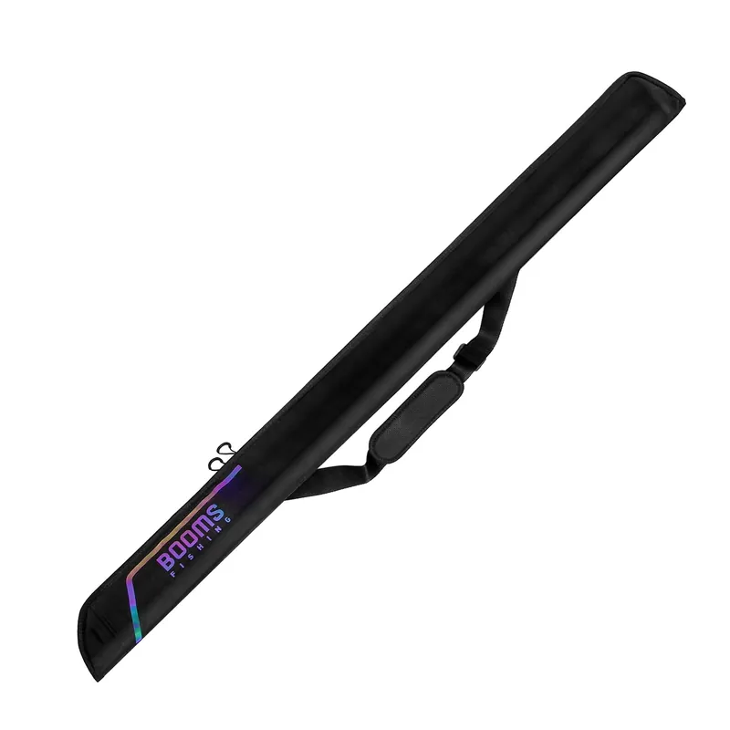 Booms Fishing PB3 6.4ft~8ft Fishing Rod Case, Portable Folded Fishing Pole Case with Two-Way Zippers, 1ft /7.7" Extended Design Fishing Rod Bag, Fit for 2~3 Fishing Poles, 76"~96"