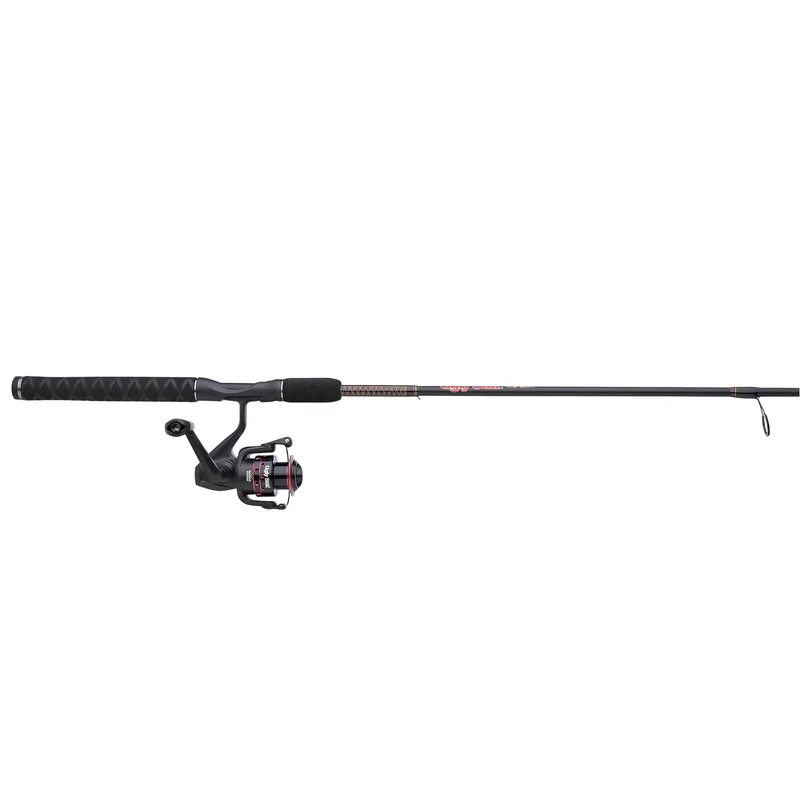 Ugly Stik GX2 Spinning Reel and 6‘ Fishing Rod Combo, 2-Piece, Graphite and Fiberglass Rod with Clear Tip Design