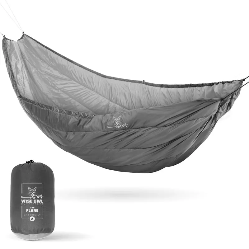 Wise Owl Outfitters Hammock Underquilt – Insulated Camping Quilt for Warm Sleeping – Fits Under Hammocks – Ultralight, Water-Resistant & Packable