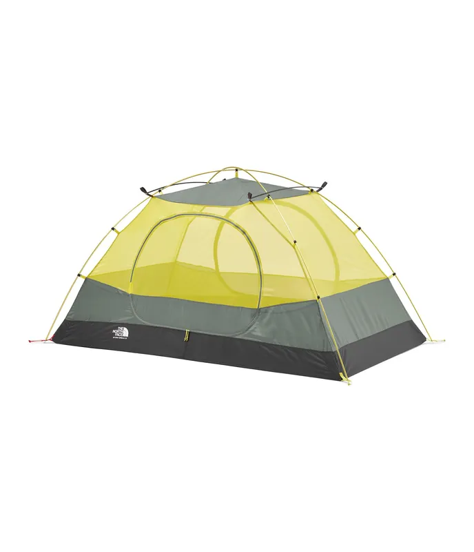 THE NORTH FACE Stormbreak 2 Two-Person Camping Tent - Ventilation Openings for Optimal Airflow, Water Repellent Finish, Agave Green/Asphalt Grey, One Size